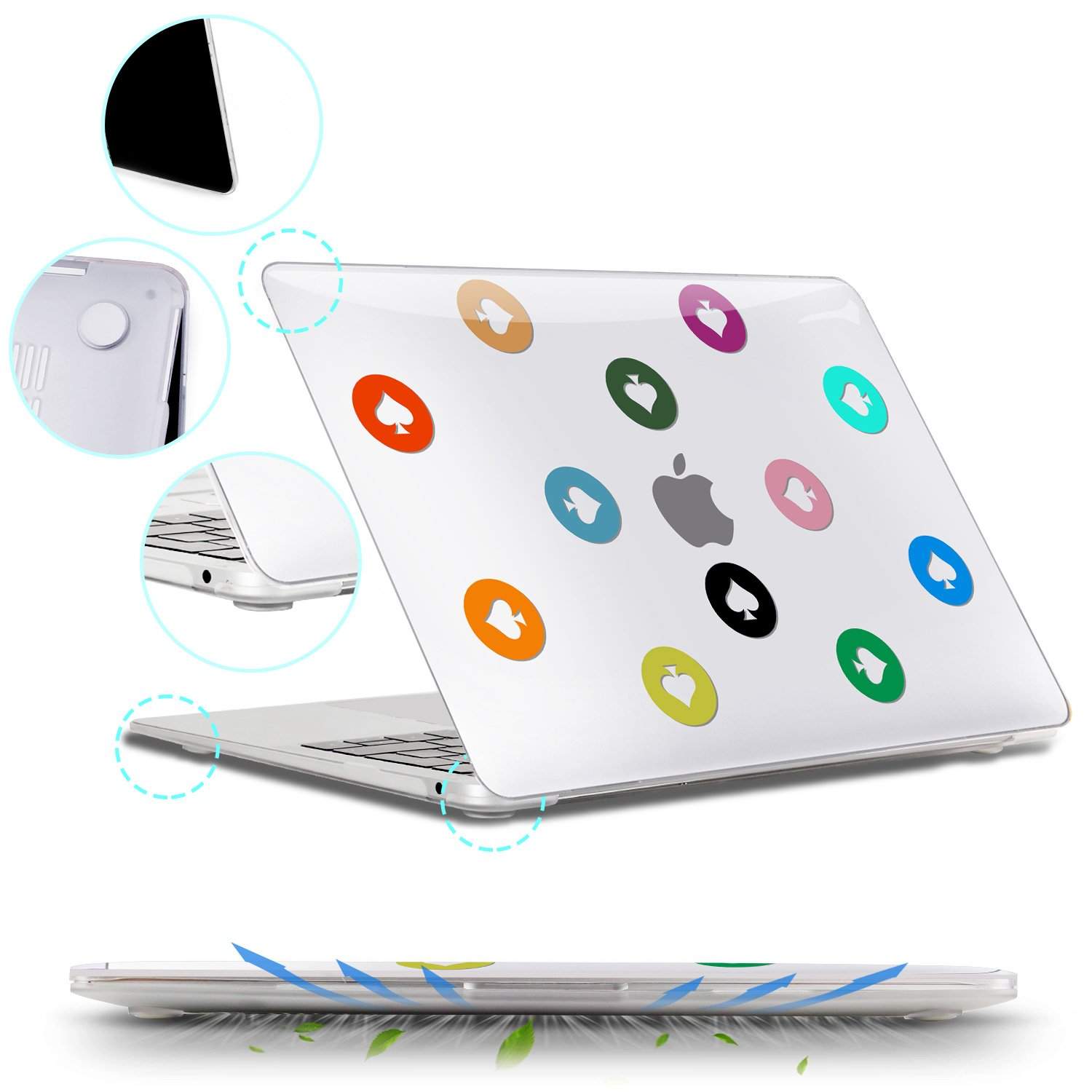 Painting MacBook Case with Multicolor Pattern