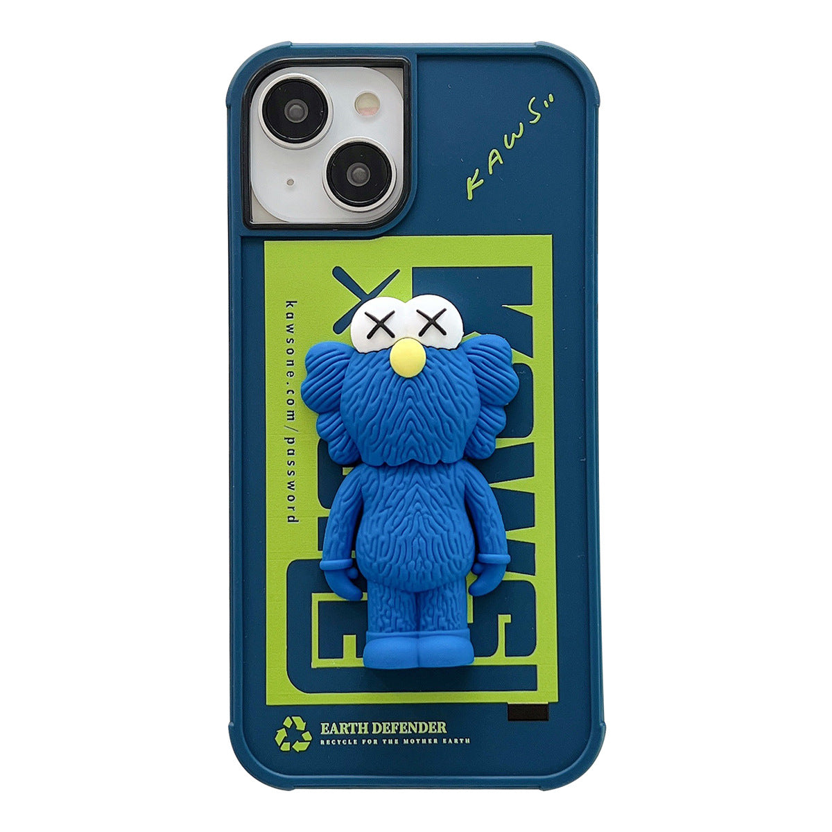 KAWS 3D Sesame Street iPhone Case