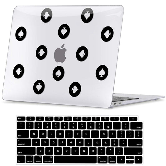 Painting MacBook Case with Spades Pattern