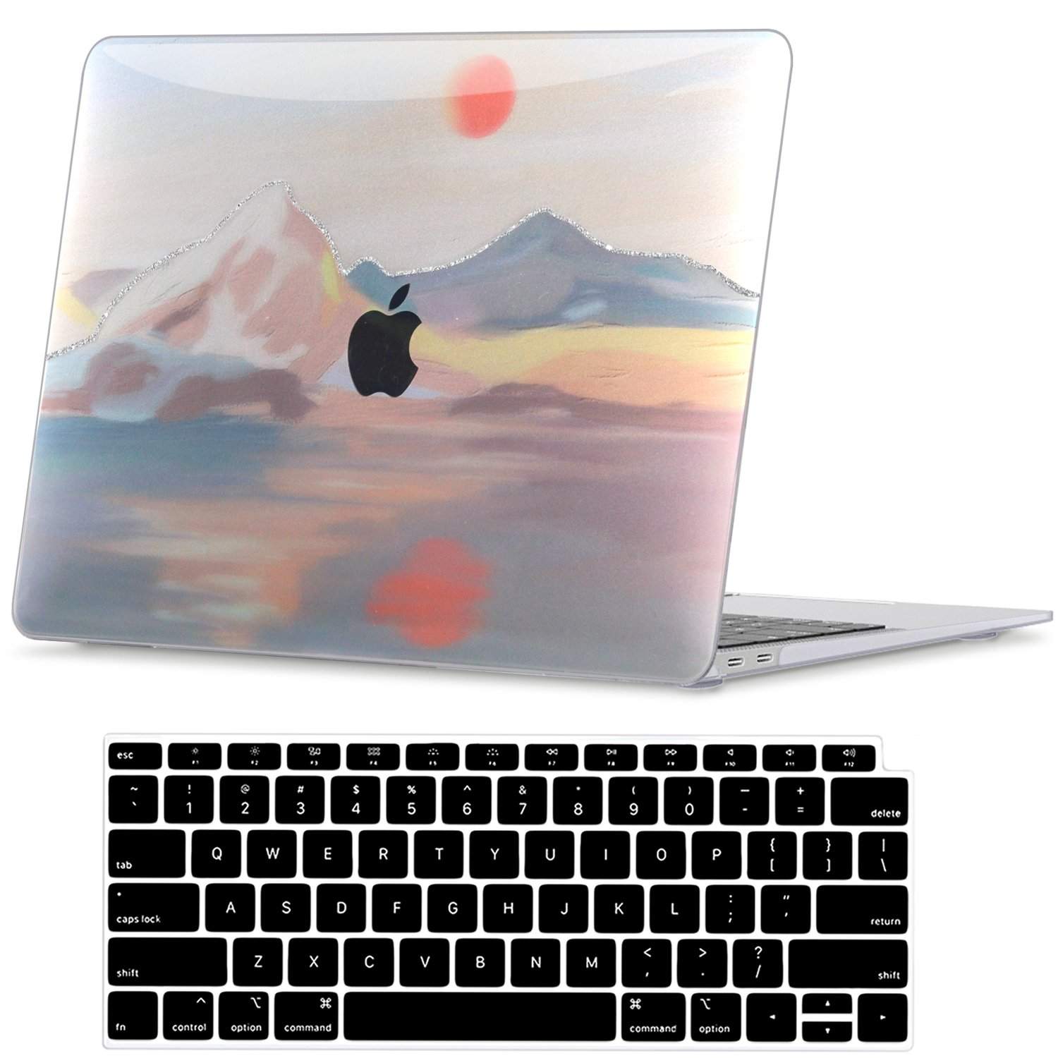 Painting MacBook Case with Sunset Pattern