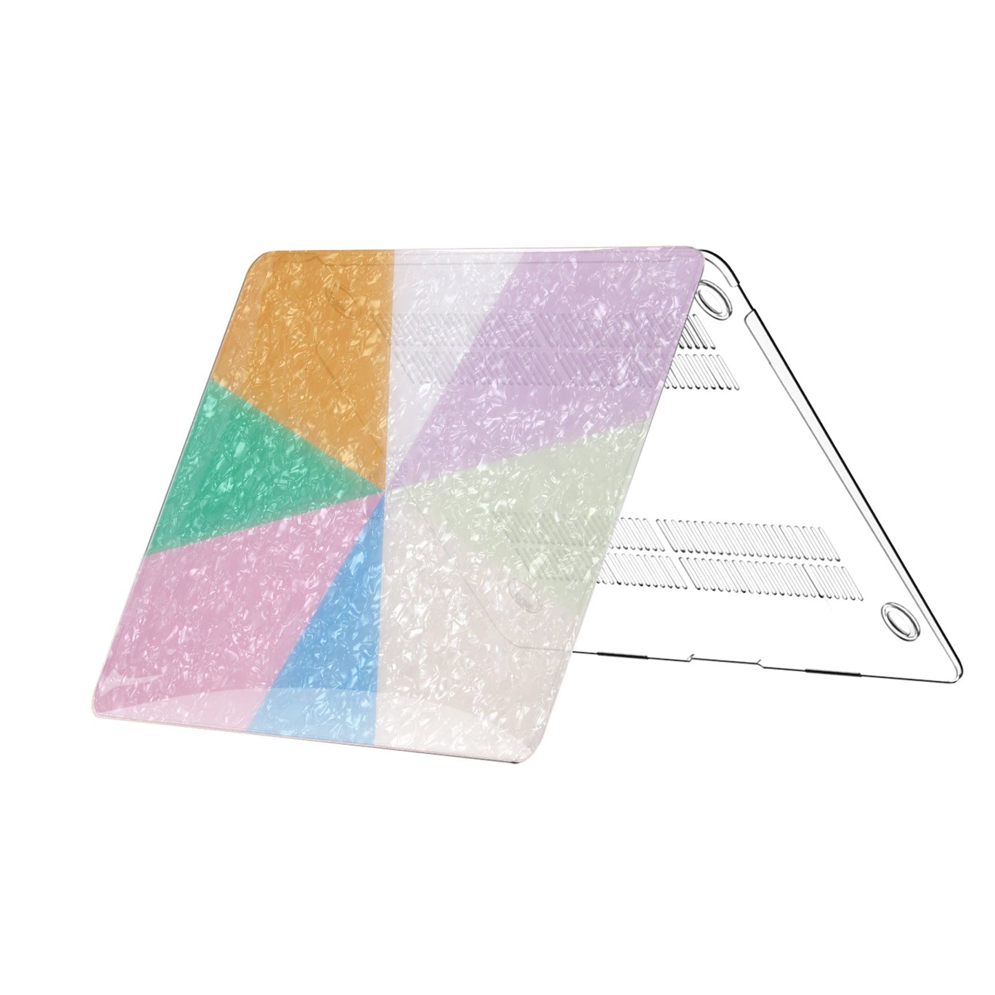 Colorful Glitter Pearl Shell Macbook Case