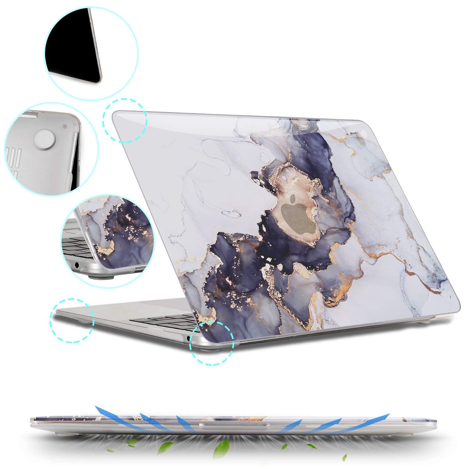 Painting MacBook Case with Ink Pattern