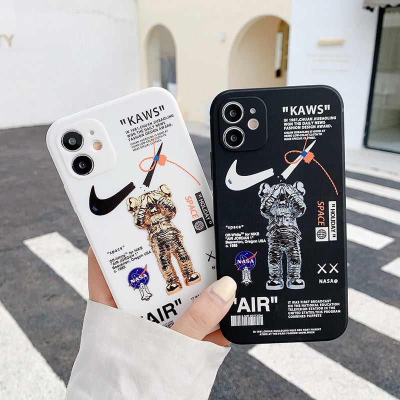 NIKE × Air Jordan 1× KAWS ×NASA Label iPhone Case